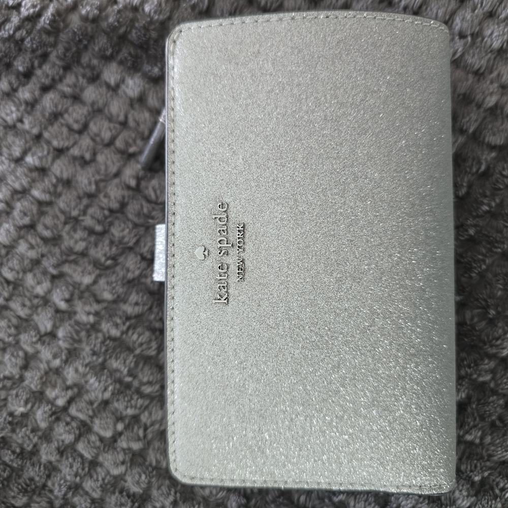 Glimmering Silver Wallet
